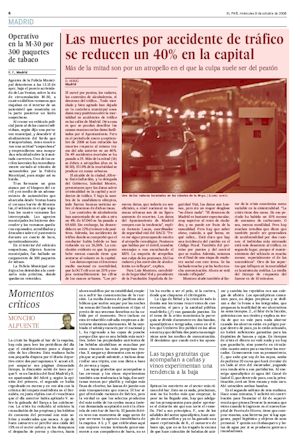 LAS MUERTES POR ACCIDENTE DE TRAFICO SE REDUCEN UN 40% EN LA CAPITAL (artculo en formato PDF)
